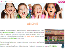 Tablet Screenshot of mykidzdental.com